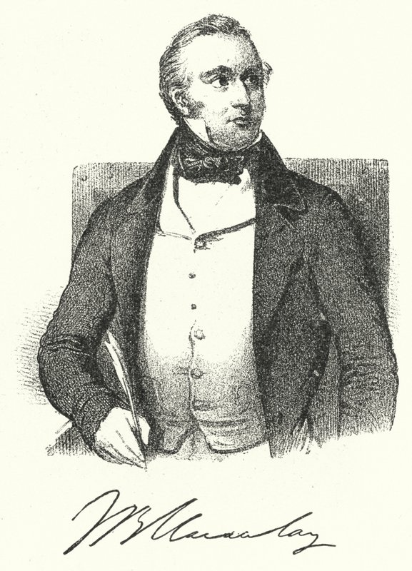 Thomas Babington Macaulay brit történész és író (metszet) alkotó: German School