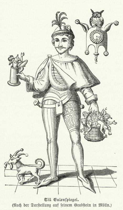 Till Eulenspiegel (metszet) alkotó: German School