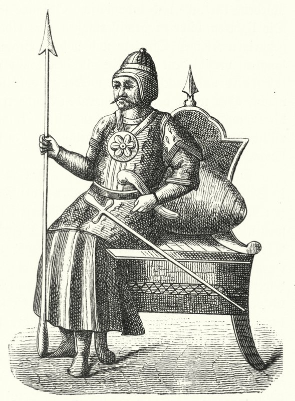 Timur, mongol katonai vezető (metszet) alkotó: German School