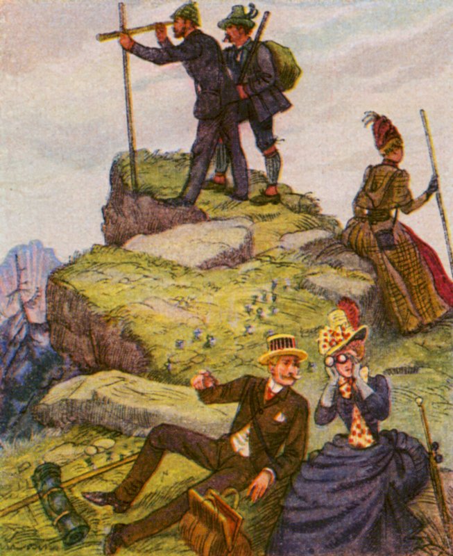 Touristik / Turizmus (színes litho) alkotó: German School