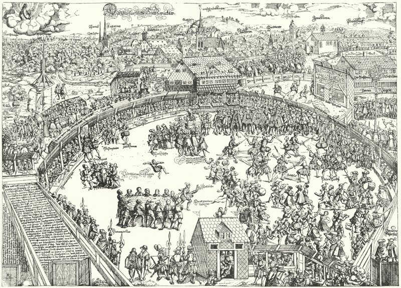 Torna Zwickauban, 1573. augusztus alkotó: German School