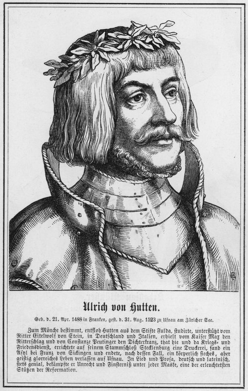 Ulrich von Hutten (metszet) alkotó: German School