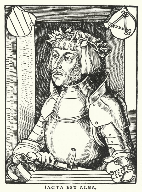 Ulrich von Hutten német tudós, költő, szatirikus és protestáns reformátor (metszet) alkotó: German School