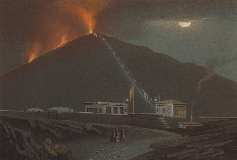 A Vezúv kitörése, 1880 alkotó: German School
