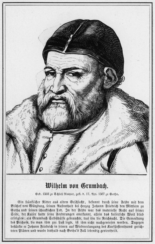 Wilhelm von Grumbach (metszet) alkotó: German School