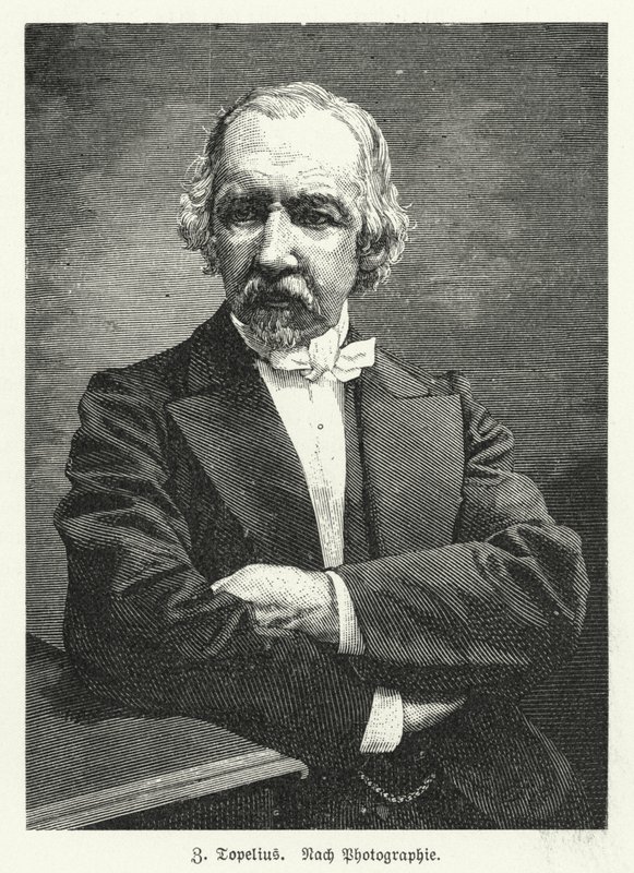 Zachris Topelius, svédül beszélő finn regényíró, költő, újságíró és történész (litho) alkotó: German School