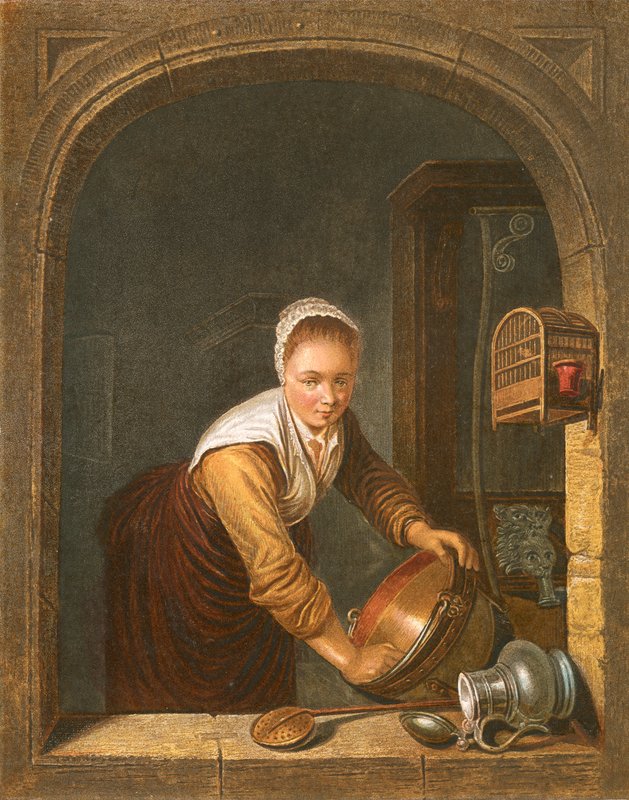 A Menagere alkotó: Gerrit Dou
