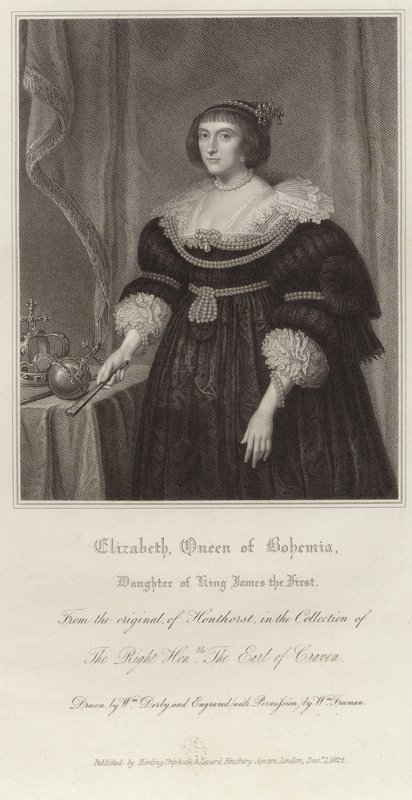 Erzsébet, Csehország királynője alkotó: Gerrit van Honthorst