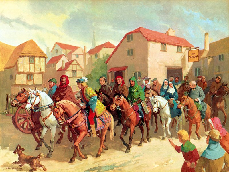 Chaucer zarándokai alkotó: Gerritt Vandersyde