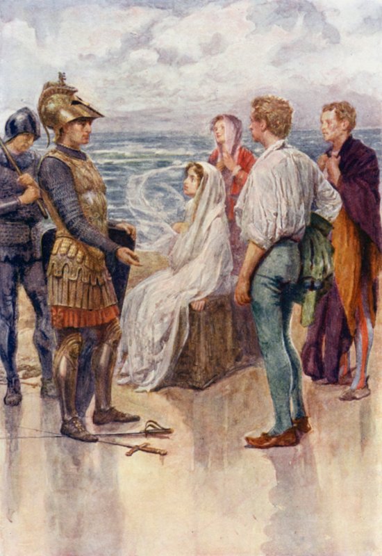Artegall ítélete (színes litó) alkotó: Gertrude E. Demain (after) Hammond
