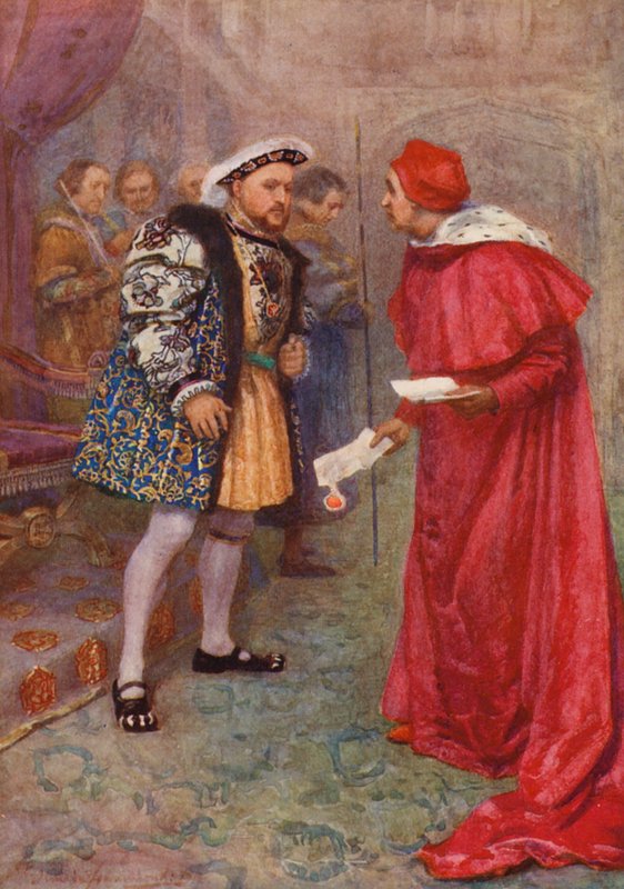 William Shakespeare darabja: Henrik (színes litográfia) alkotó: Gertrude E. Demain (after) Hammond