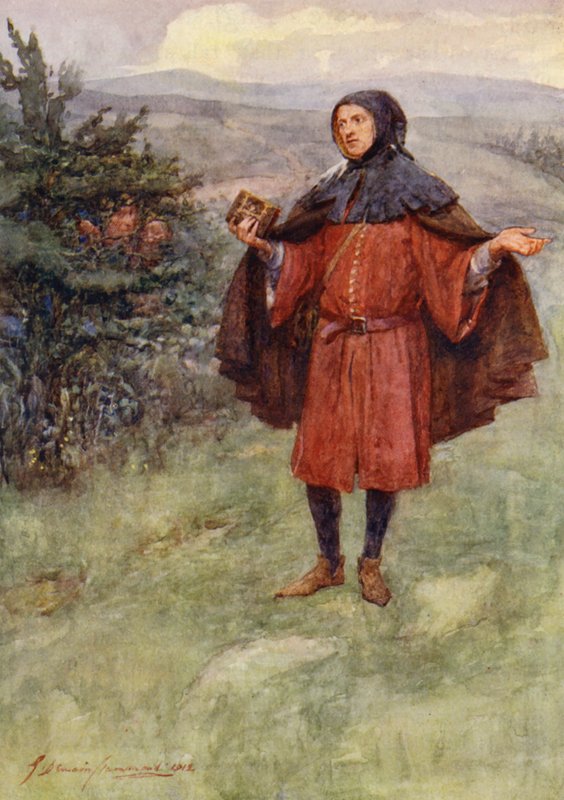 William Shakespeare darabja: Henrik (színes litográfia) alkotó: Gertrude E. Demain (after) Hammond