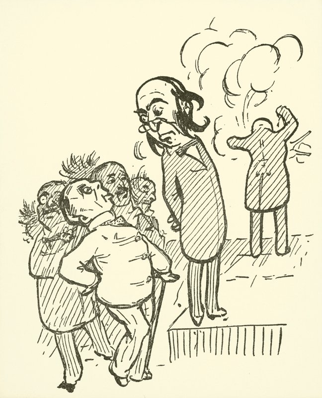 James Dewar professzor, FRS alkotó: Gilbert Keith Chesterton