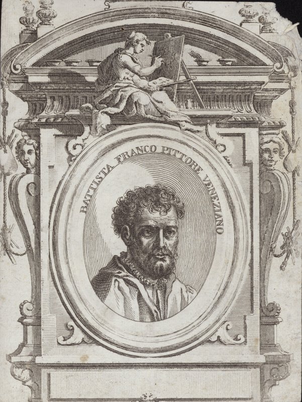 Battista Franco Veneziano, Giovanni Battista Franco néven született, olasz művész. Giorgio Vasari metszet alkotó: Giorgio Vasari