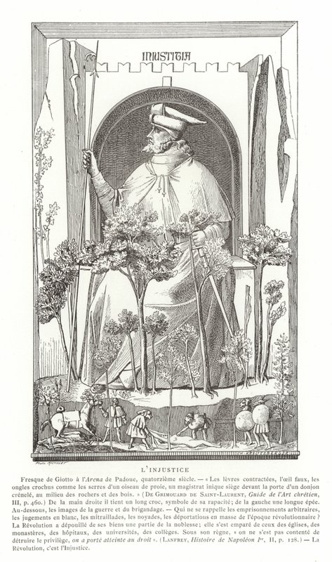 Igazságtalanság alkotó: Giotto di Bondone