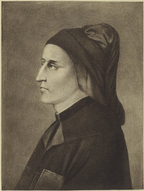 Dante Alighieri (fotogravír) alkotó: Giotto di Bondone