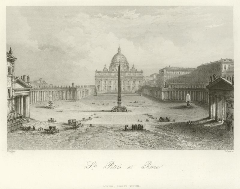 Szent Péter Rómában alkotó: Giovanni Battista Piranesi