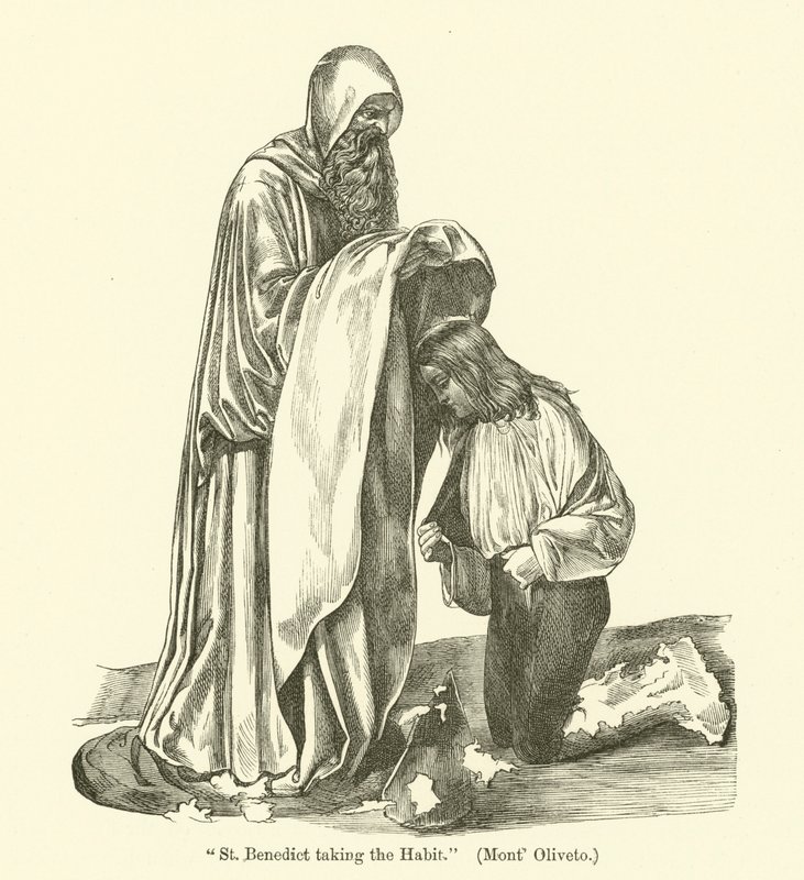 Szent Benedek megszokta alkotó: Giovanni Antonio Bazzi Sodoma