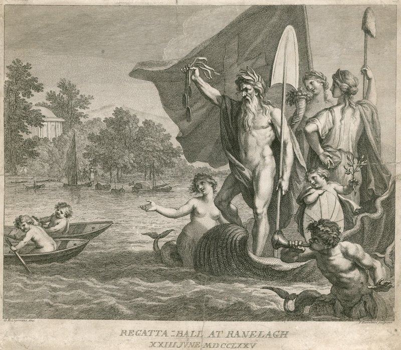 Regatta bál a Ranelagh Gardensben, Millbank, London, 1775. június 23 alkotó: Giovanni Battista Cipriani