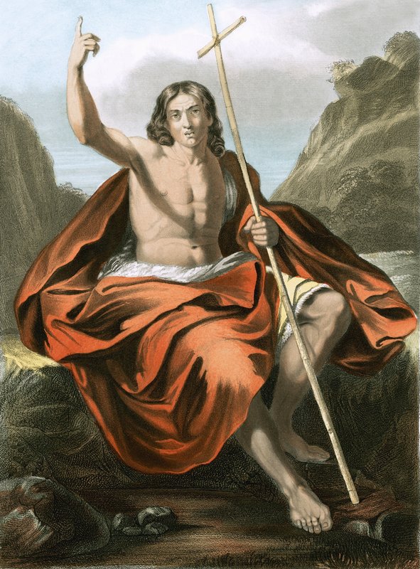 Keresztelő János alkotó: Giovanni Francesco Barbieri