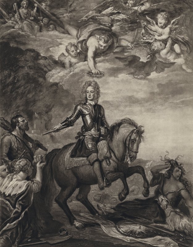 John Churchill, Marlborough hercege (litho) alkotó: Godfrey (after) Kneller