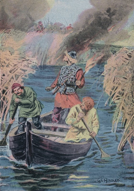 Innen a Wake felgyújtotta a rohamot alkotó: Godfrey C. Hindley