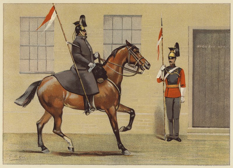 A 16. (Queens) Lancers alkotó: Godfrey Douglas Giles