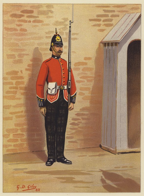 25., a Kings Own Scottish Borderers alkotó: Godfrey Douglas Giles