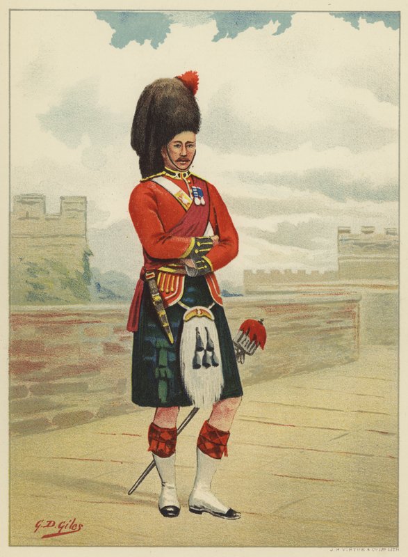 A 42., The Black Watch (Royal Highlanders) alkotó: Godfrey Douglas Giles