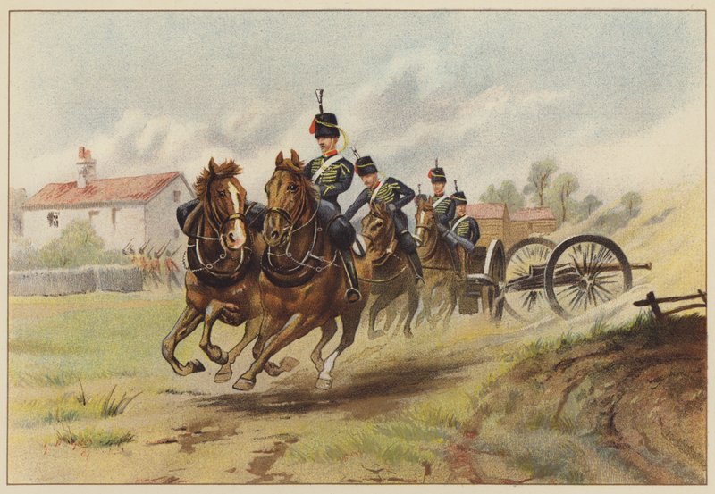 A Royal Horse Tüzérség alkotó: Godfrey Douglas Giles