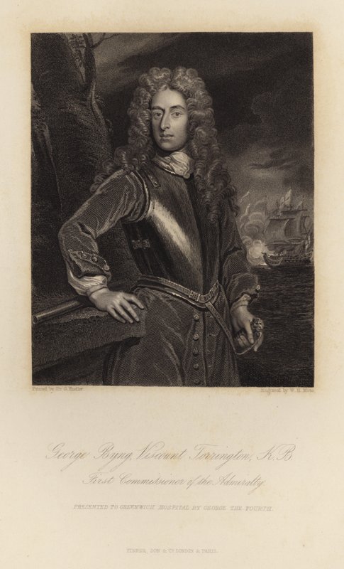 George Byng Torrington vikomt alkotó: Godfrey Kneller