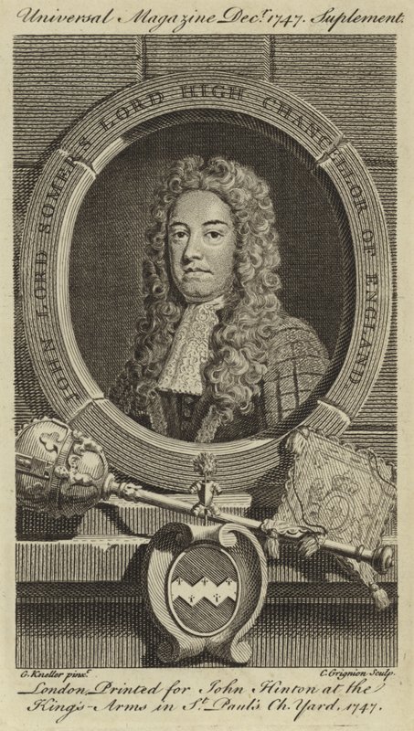 John Lord Somers, Anglia főkancellárja alkotó: Godfrey Kneller