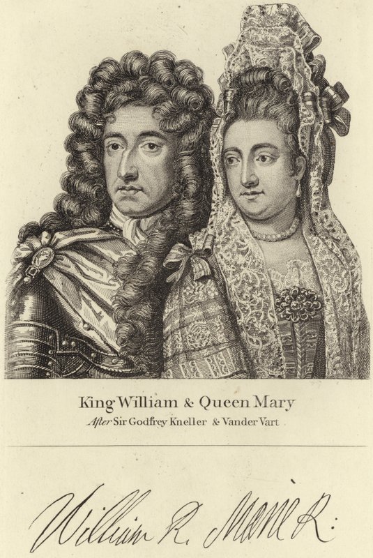 Vilmos király és Mária királynő alkotó: Godfrey Kneller