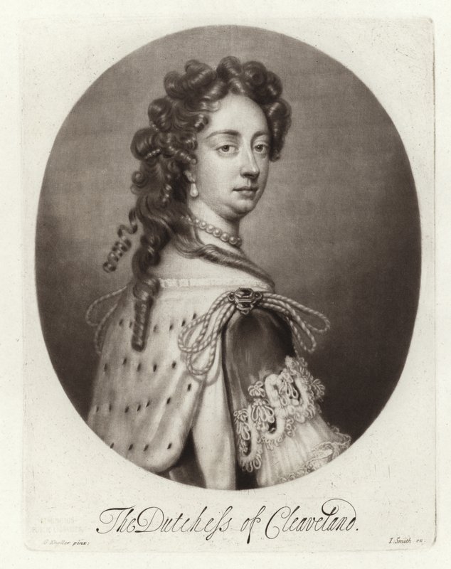 Barbara Palmer, Cleveland hercegnőjének portréja alkotó: Godfrey Kneller