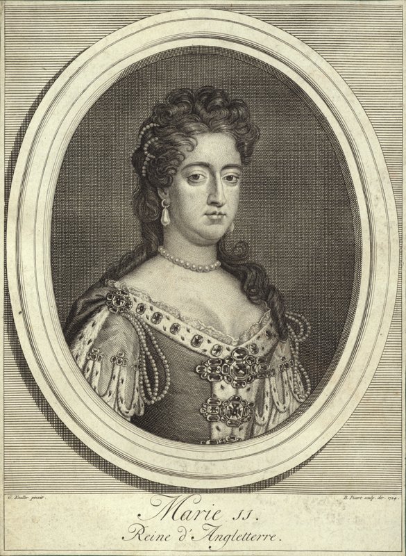 II. Mária angol, skóciai és ír királynő portréja alkotó: Godfrey Kneller