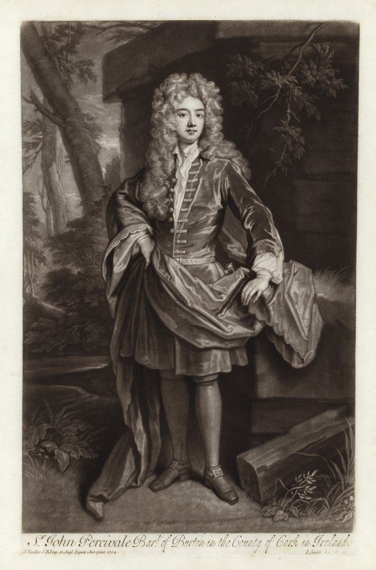 Sir John Percivale portréja alkotó: Godfrey Kneller