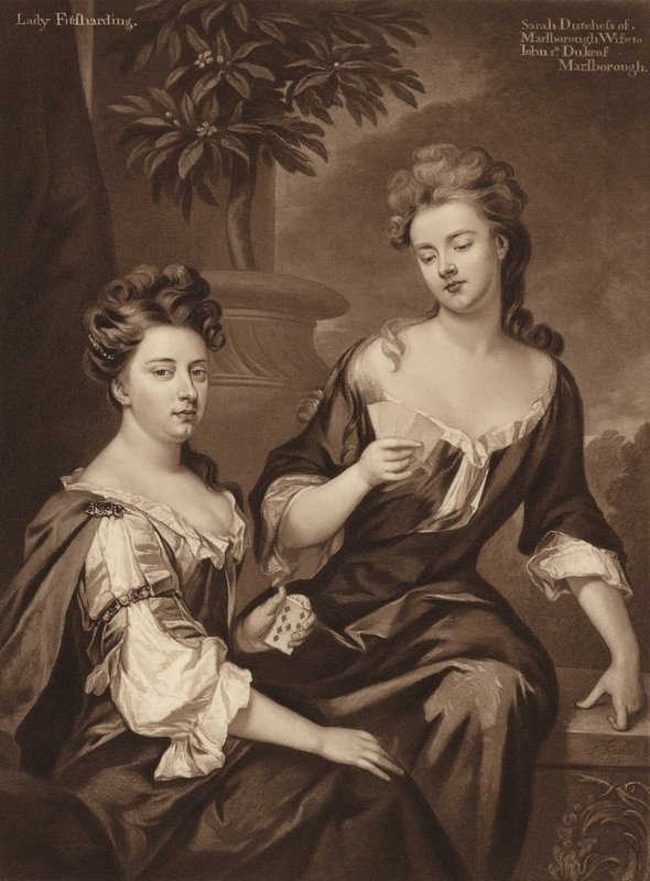 Sarah Marlborough hercegnője és Lady Fitzharding alkotó: Godfrey Kneller