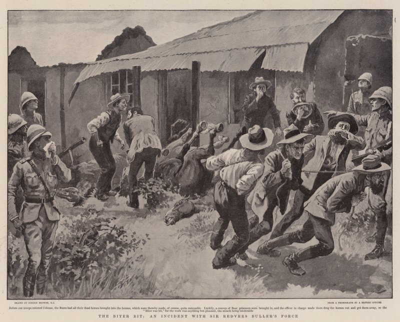 Egy keserű falat, egy incidens Sir Redvers Buller csapatával alkotó: Gordon Frederick Browne