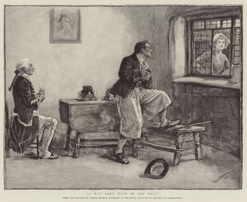 Ahogy a haditengerészetnél csinálják alkotó: Gordon Frederick Browne