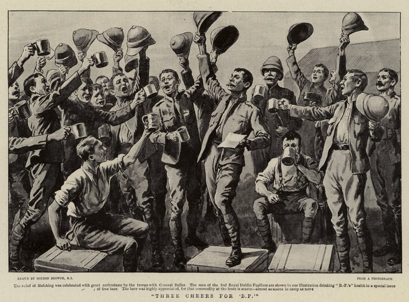 Három Cheers B P-nek alkotó: Gordon Frederick Browne