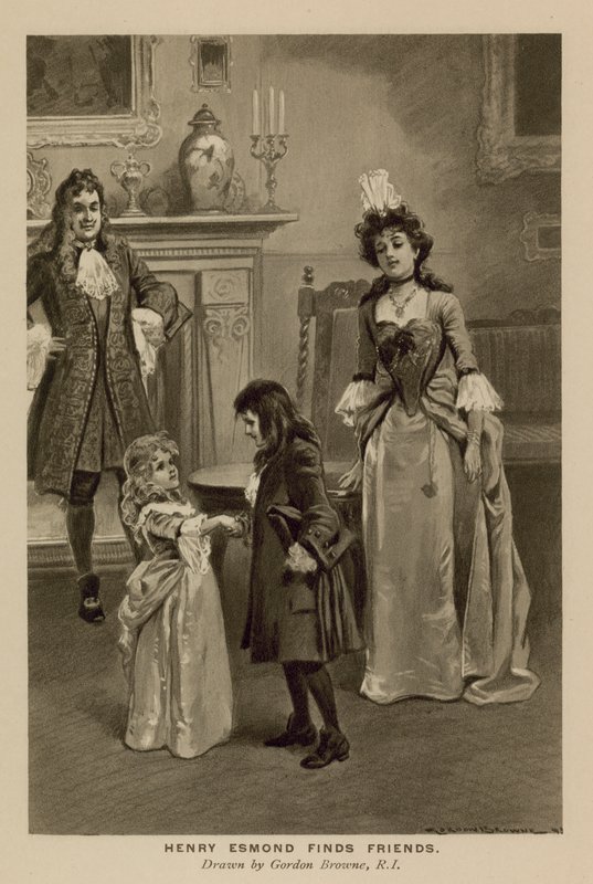 Illusztráció Thackeray Henry Esmond történetéhez (litho) alkotó: Gordon Frederick (after) Browne