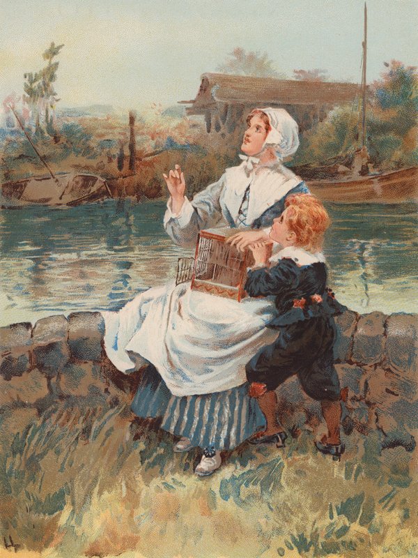 "Liberty" (színes litográfia) alkotó: Gordon Frederick (after) Browne
