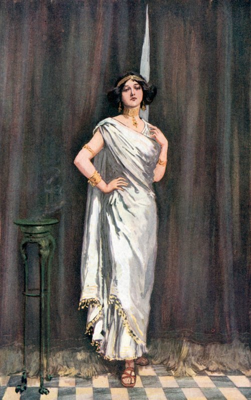 Egy alak, akit a pogányok imádhattak. alkotó: Gordon Frederick Browne