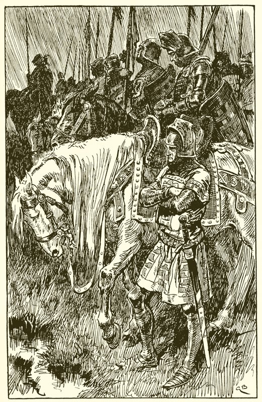 Angolok várják az agincourti csata reggelét alkotó: Gordon Frederick Browne