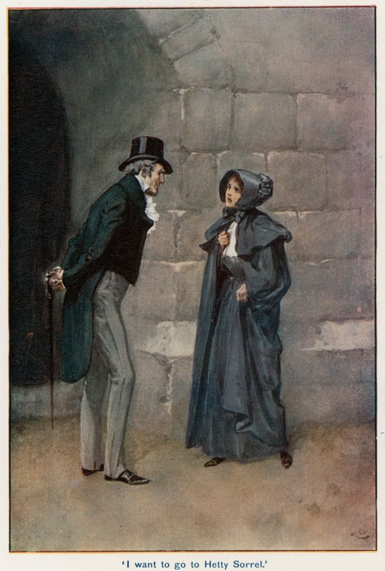 Illusztráció Adam Bede számára alkotó: Gordon Frederick Browne