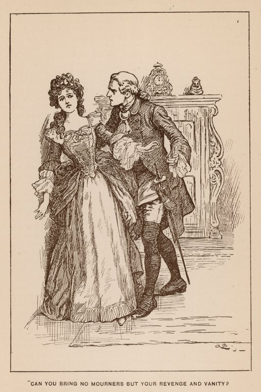Illusztráció Thackeray Henry Esmond történetéhez alkotó: Gordon Frederick Browne