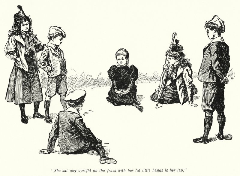 Illusztráció: A kincskeresők története, E Nesbit (litho) alkotó: Gordon Frederick Browne