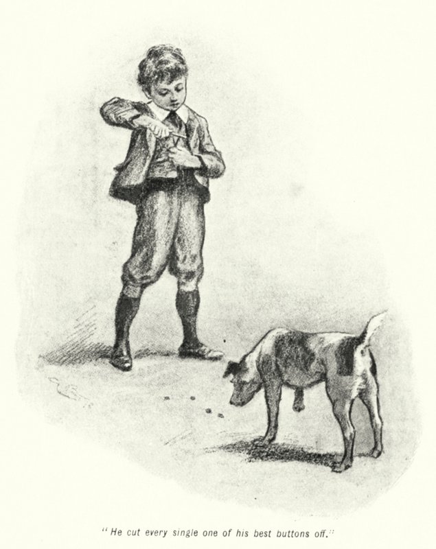 Illusztráció: A kincskeresők története, E Nesbit (litho) alkotó: Gordon Frederick Browne