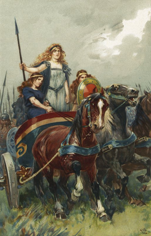 Boadicea királynő alkotó: Gordon Frederick Browne