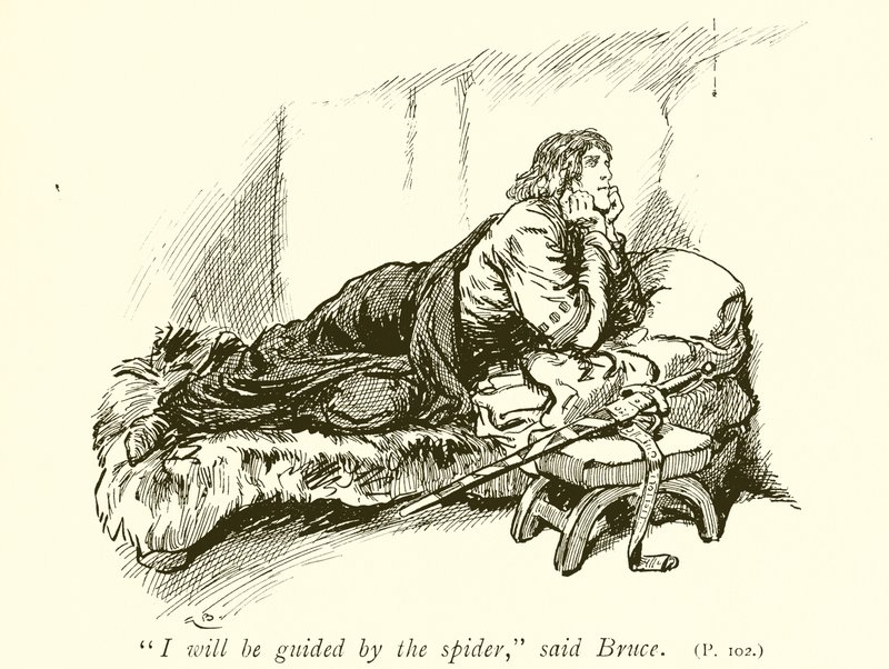 Robert Bruce és a pók alkotó: Gordon Frederick Browne
